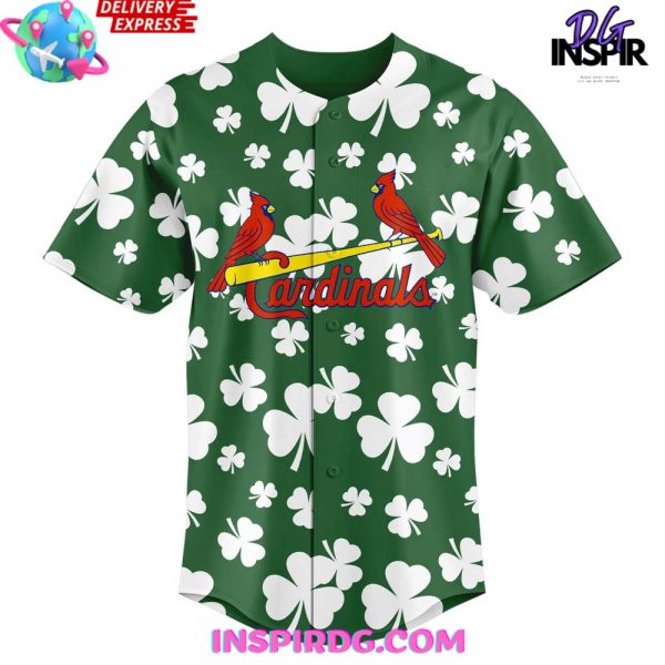 St. Louis Cardinals Halfway to St. Patrick’s Baseball Jersey