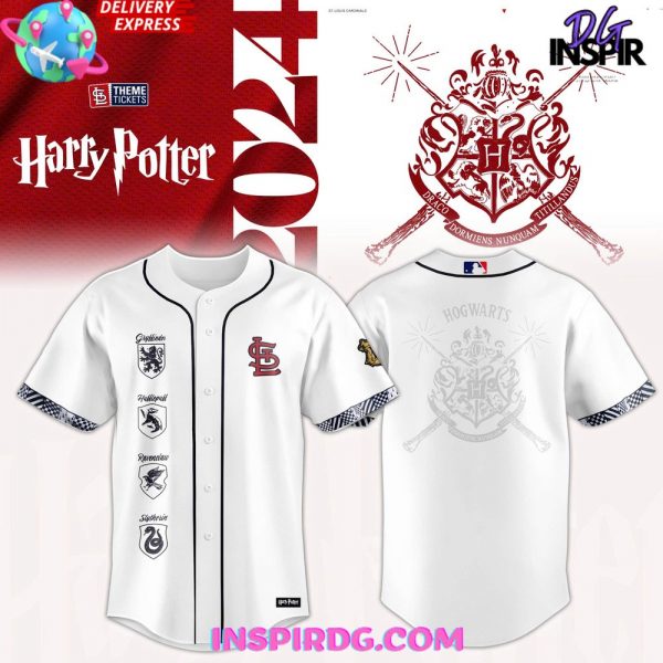 St. Louis Cardinals Harry Potter Hogwarts Baseball Jersey