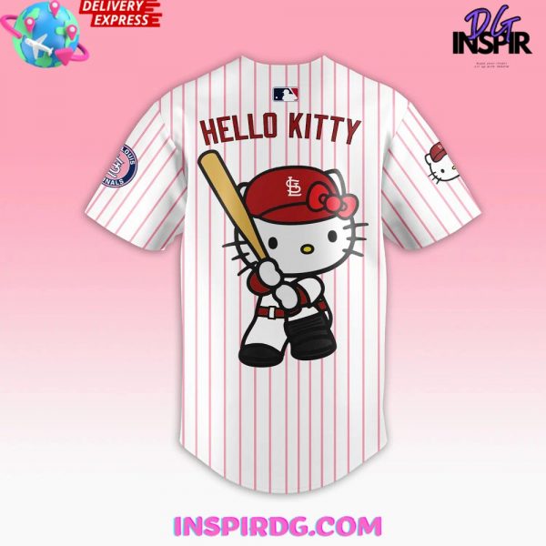 St. Louis Cardinals Hello Kitty 50th Anniversary Baseball Jersey