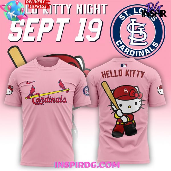 St. Louis Cardinals x Hello Kitty Night 2024 T-Shirt