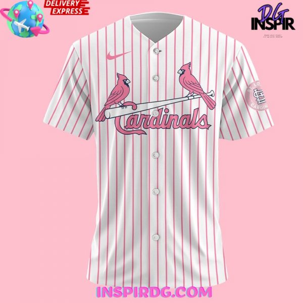 St. Louis Cardinals x Hello Kitty Night Pastel Baseball Jersey