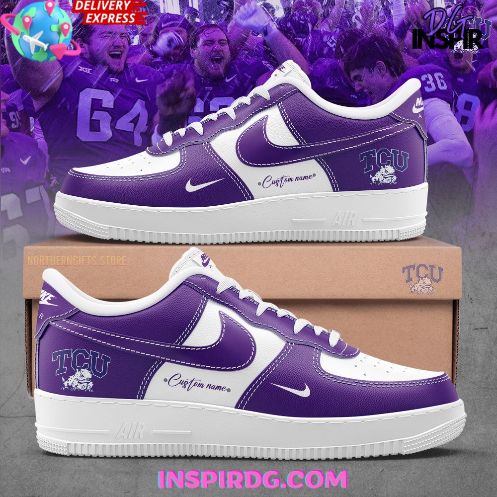 TCU Football Custom Nike Air Force 1 TCU Football Custom Nike Air Force 1