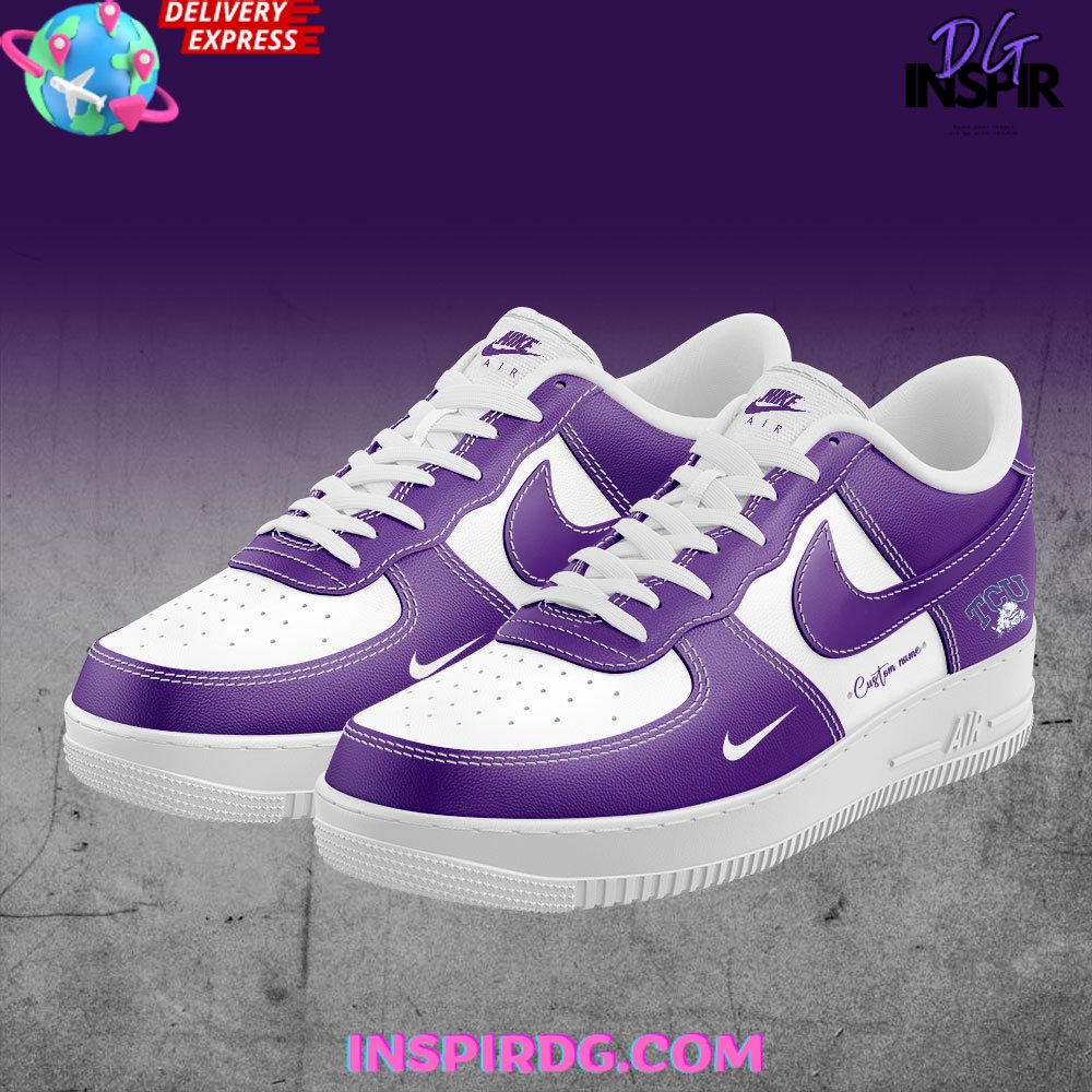 TCU Football Custom Nike Air Force 1 TCU Football Custom Nike Air Force 1