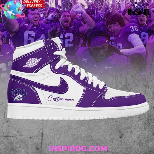 TCU Football Custom Nike Air Jordan 1