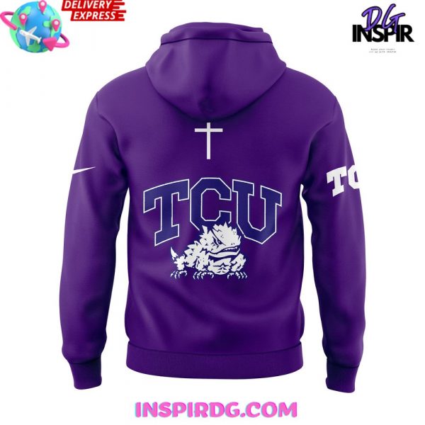 TCU Football Jesus Won 2024 Purple Hoodie