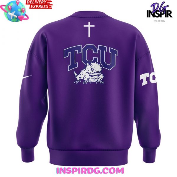 TCU Football Jesus Won 2024 Purple Sweatshirt