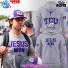 TCU Football Jesus Won 2024 Purple Hoodie