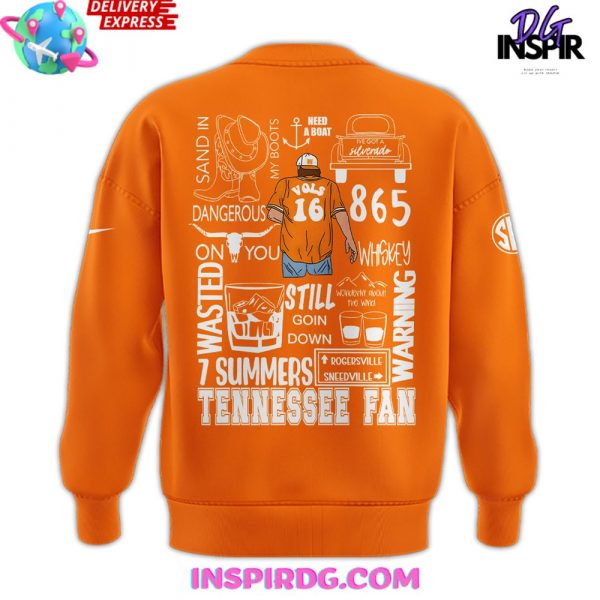 Tennessee Volunteers x Morgan Wallen 2024 Orange Sweatshirt