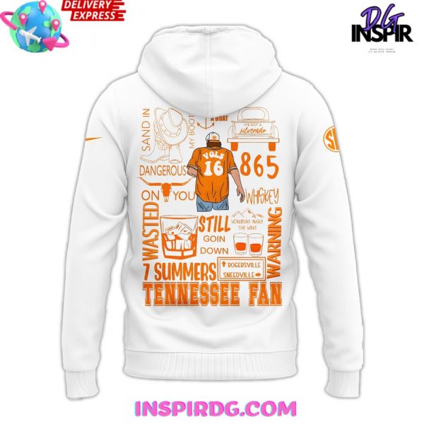Tennessee Volunteers x Morgan Wallen 2024 White Hoodie