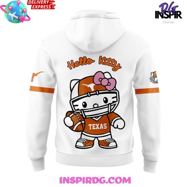 Texas Longhorns x Hello Kitty 2024 White Hoodie