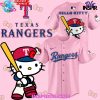 Texas Rangers x Hello Kitty Night 2024 Stripe Baseball Jersey
