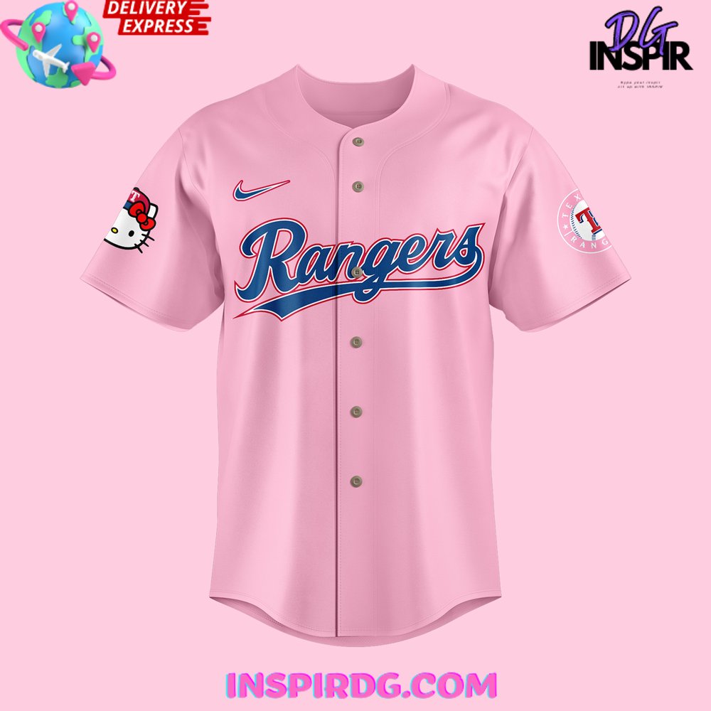 Pink texas rangers jersey on sale