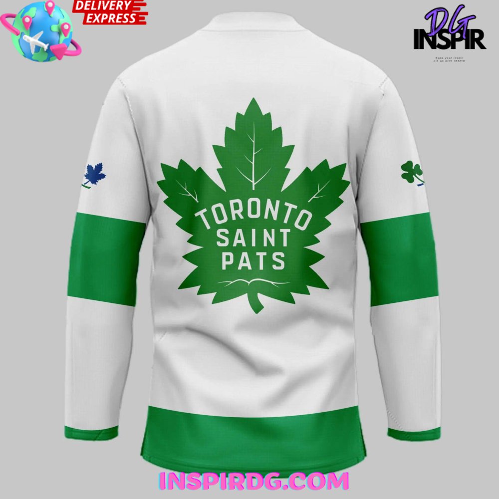 Toronto Maple Leafs Saint Patricks Day 2024 Hockey Jersey InspirDG