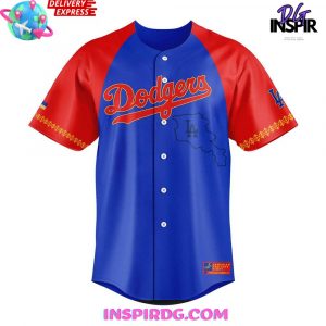 Los Angeles Dodgers Armenian Heritage Night Baseball Jersey