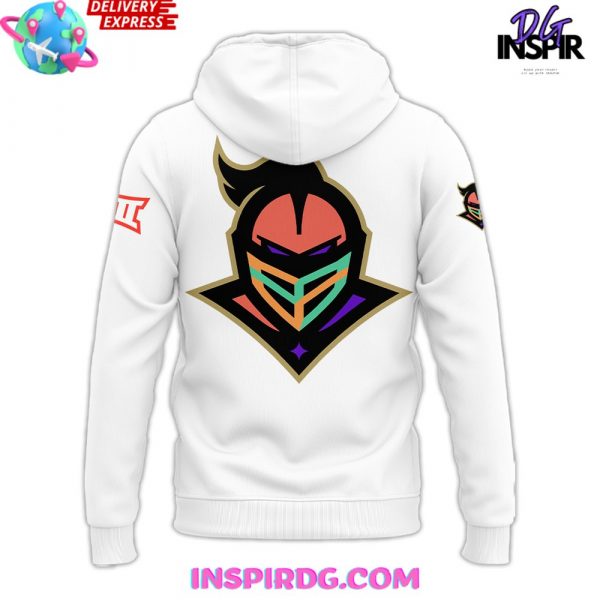 UCF Knights Big XII Colorwave White Hoodie