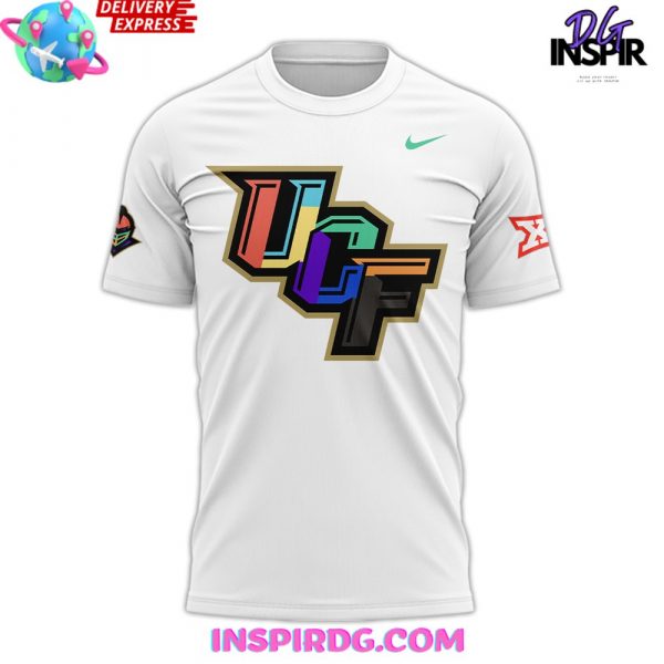 UCF Knights Big XII Colorwave White T-Shirt