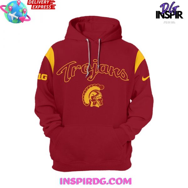 USC Trojans Big Ten 2024 Red Hoodie
