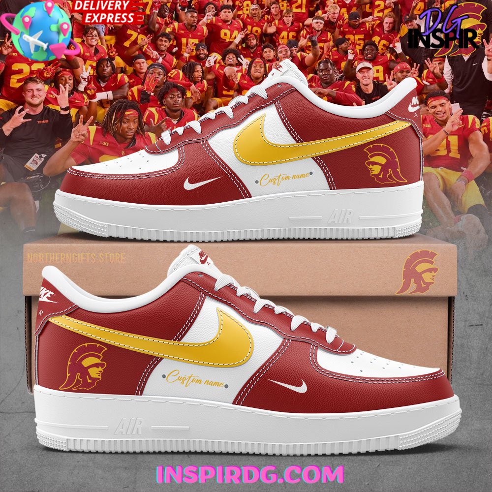 USC Trojans Football Custom Nike Air Force 1 USC Trojans Football Custom Nike Air Force 1