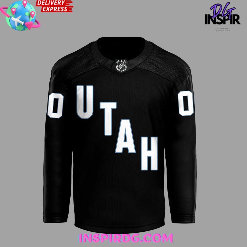 Utah Hockey Club 2024 Black Hockey Jersey InspirDG