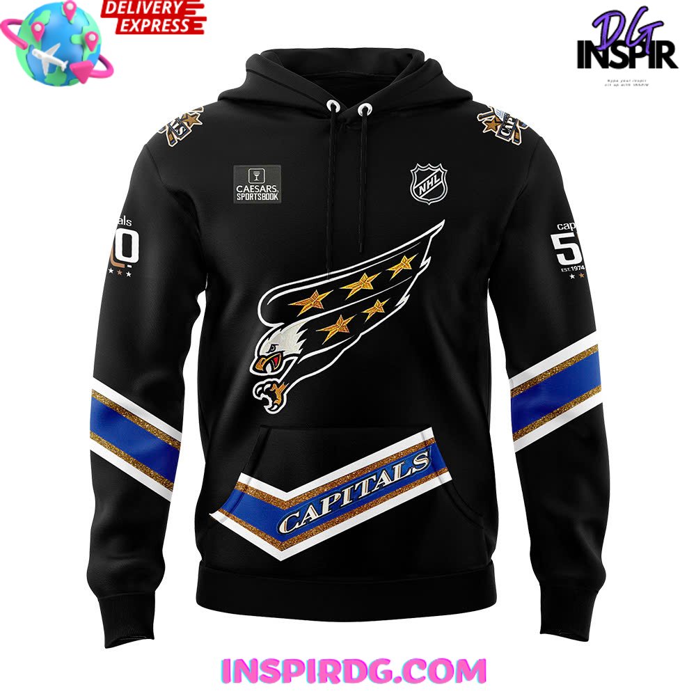 Washington Capitals 2024 2025 Hoodie InspirDG