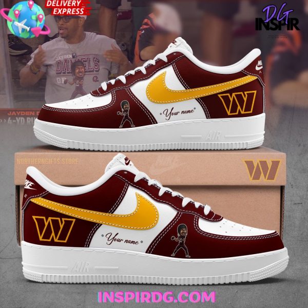 Washington Commanders Jayden Daniels Nike Air Force 1