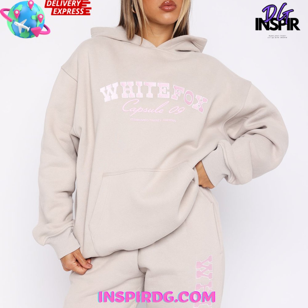 White Fox Capsule 9 Catch A Vibe Oversized Hoodie Moon InspirDG