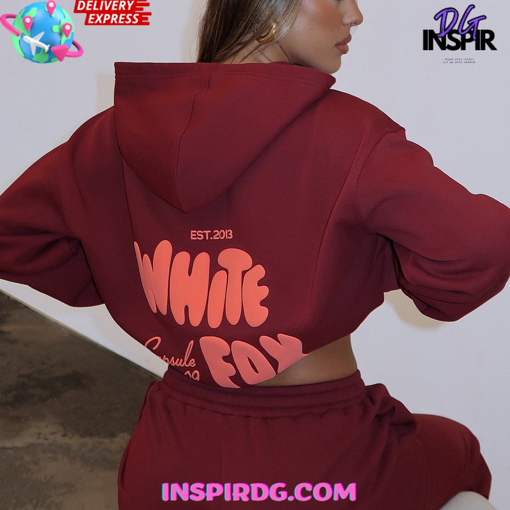 Oversized maroon hoodie hotsell