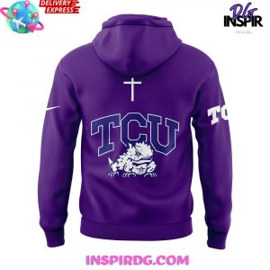 TCU Football Jesus Won 2024 Purple Hoodie