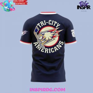 TriCity Americans Hockey 2024 Navy TShirt