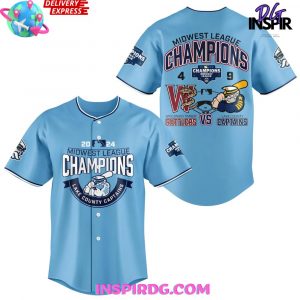 Lake County Captains Midwest League Champions 2024 Baseball Jersey