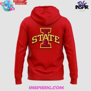 Iowa State Football Cardinal Mascot 2024 Hoodie