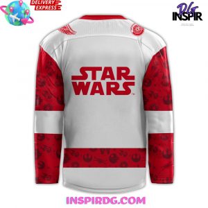 Detroit Red Wings x Star Wars Night 2024 Hockey Jersey