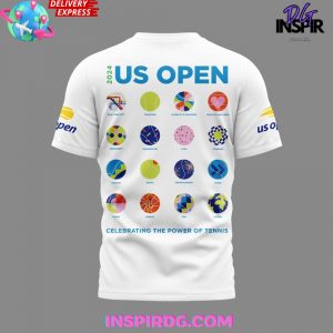 US OPEN TENNIS 2024 WHITE TSHIRT