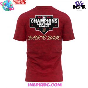 Modesto Nuts California League Champions 2024 TShirt