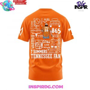 Morgan Wallen Live In Knoxville Tennessee 2024 Orange TShirt