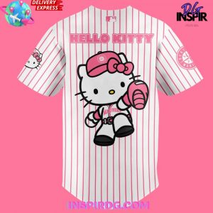 Seattle Mariners x Hello Kitty Stripe Baseball Jersey