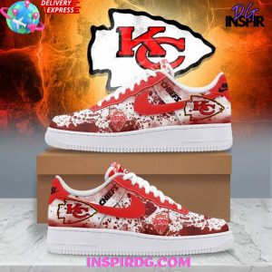 Red and white air force fashion ones high s