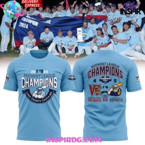 Lake County Captains Midwest League Champions 2024 T-Shirt