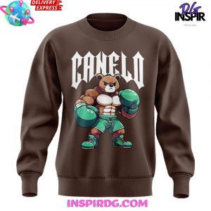 Canelo Bear Boxing Limited Edition Brown Sweatshirt