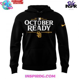 San Diego Padres October Ready 2024 Black Hoodie