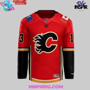 Calgary Flames 2024 Red Hockey Jersey InspirDG