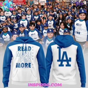 Los Angeles Dodgers Read More Play More Hoodie