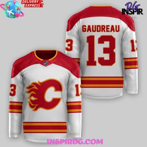 Calgary flames retro white jersey online