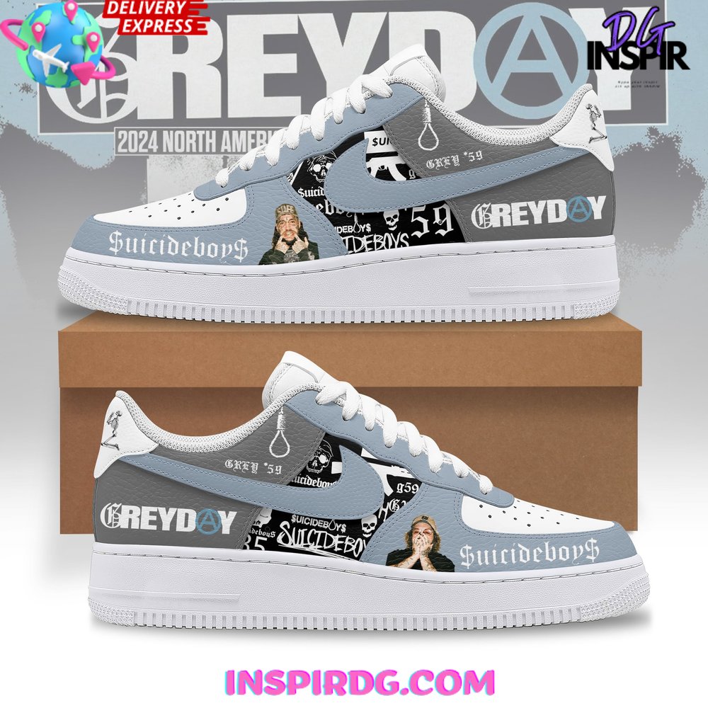 Suicideboy Grey Day Limited Edition Nike Air Force 1 InspirDG