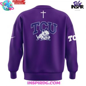 TCU Football Jesus Won 2024 Purple Sweatshirt