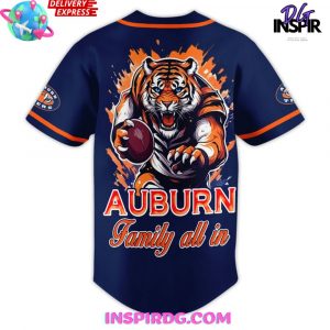 Auburn Tigers Family All In Baseball Jersey