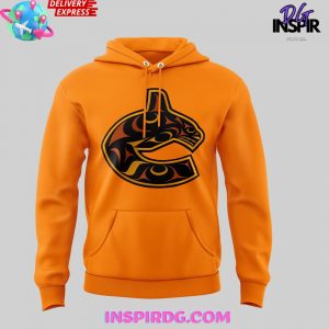 Vancouver Canucks Honouring Truth and Reconciliation Orange Hoodie
