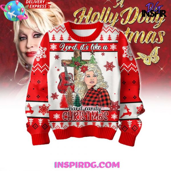 A Holly Dolly Parton Christmas Special Edition Sweater
