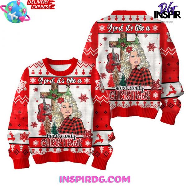A Holly Dolly Parton Christmas Special Edition Sweater