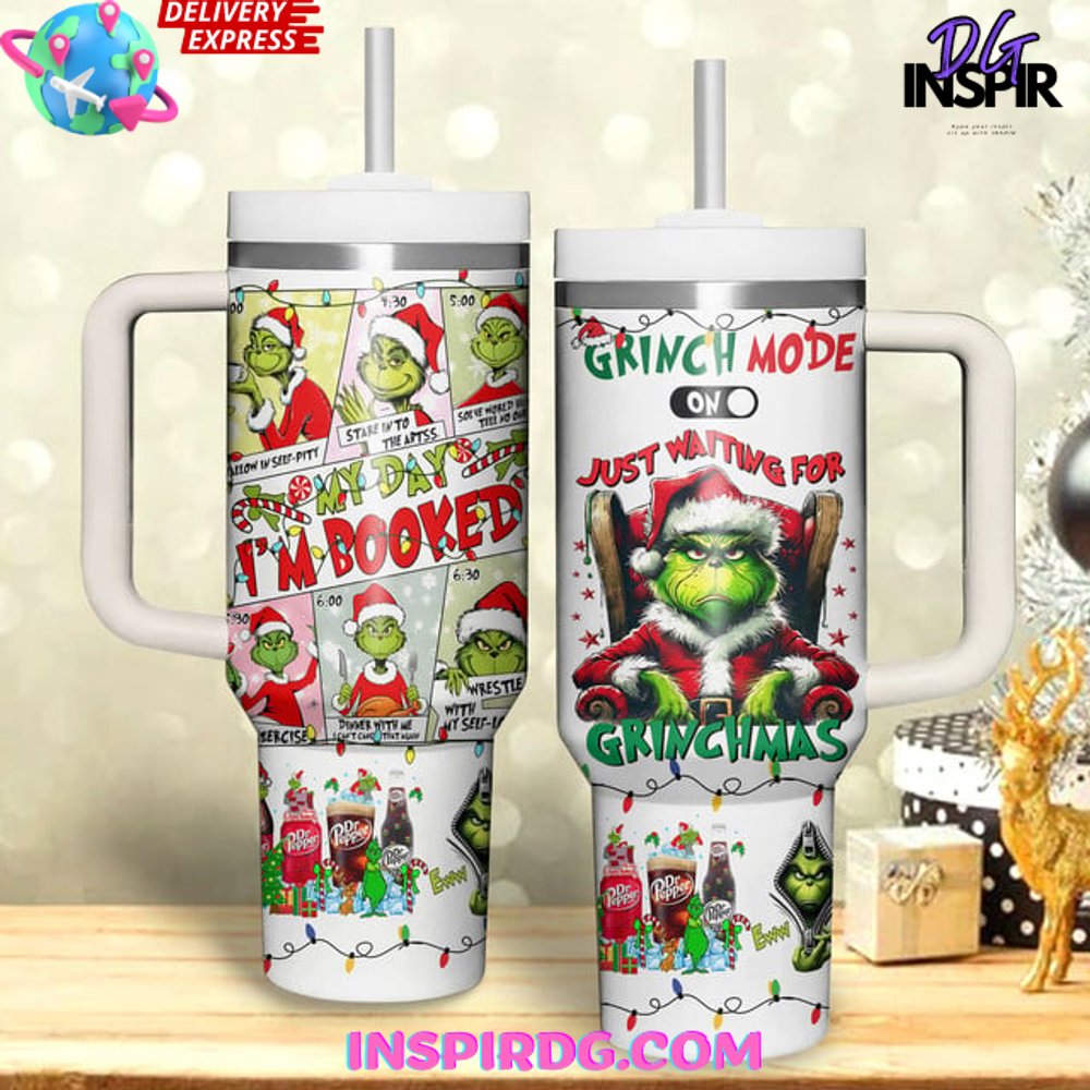Grinch Christmas Mode Special Stanley Tumbler Cup Grinch Christmas Mode Special Stanley Tumbler Cup